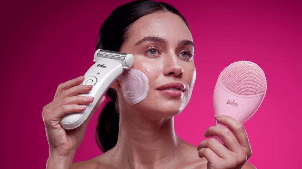 Braun Facial Epilator And Facial Cleansing Brush